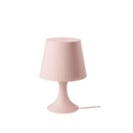 ikea lampan pink table lamp