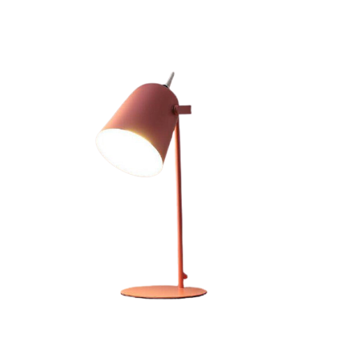 modern led desk lamp pink color