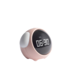 pink multifunction digital alarm clock