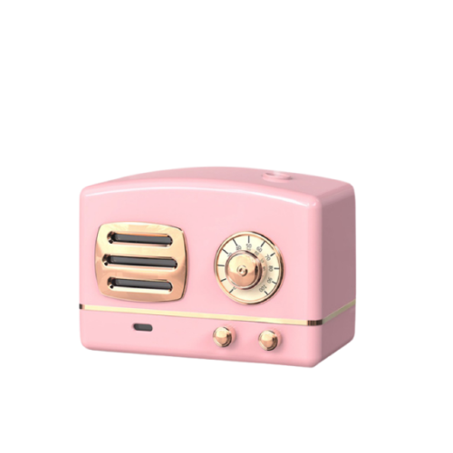 pink retro air humidifier