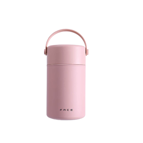 pink thermal food jar